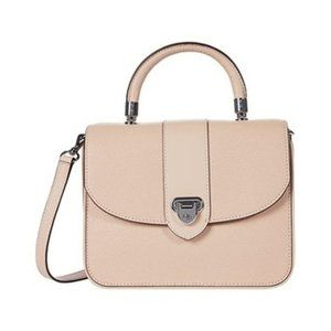 Ralph Lauren Classic Pebble Mason Satchel in Ballet Pink